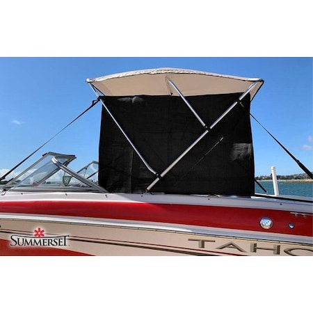 Eevelle Summerset Bimini Sunshade - Black AO-SS-SHDE-BLK
